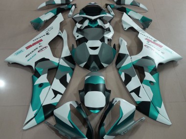 08-16 Verde Neve Schiuma Marina Camo R6 Carena Moto