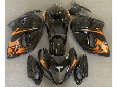 08-20 Nero Lucido & Arancione GSXR 1300 Carena Moto