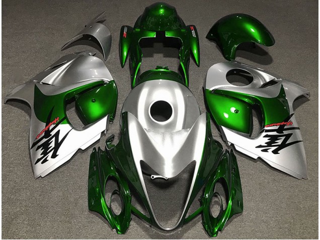 08-20 Verde Lucido & Argento GSXR 1300 Carena Moto 08-20 Verde Lucido & Argento GSXR 1300 Carena Moto