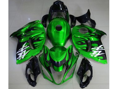 08-20 Verde Lucido & Nero GSXR 1300 Carena Moto
