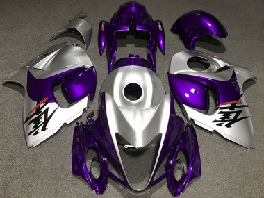 08-20 Viola Lucido & Argento GSXR 1300 Carena Moto