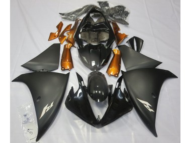 09-11 Nero Opaco & Arancione R1 Carena Moto