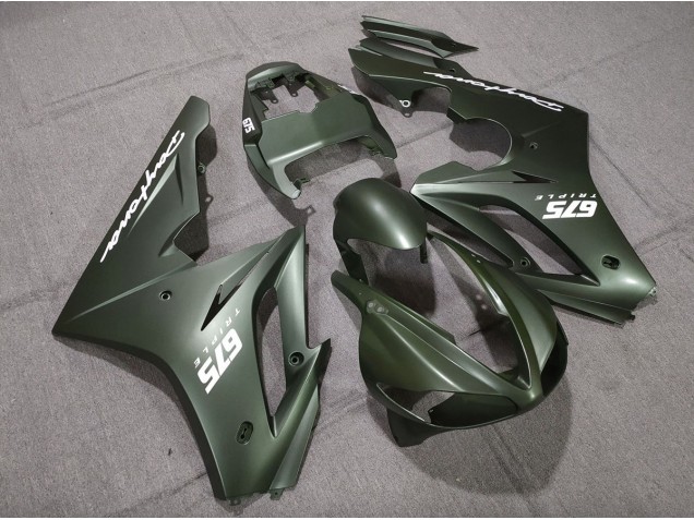 09-12 Bianco Verde Opaco Daytona 675 Carena Moto 09-12 Bianco Verde Opaco Daytona 675 Carena Moto