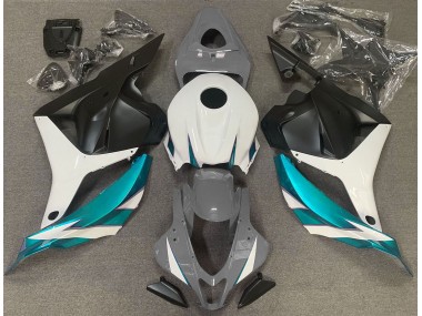 09-12 Grigio Lucido Bianco & Azzurro CBR600RR Carena Moto
