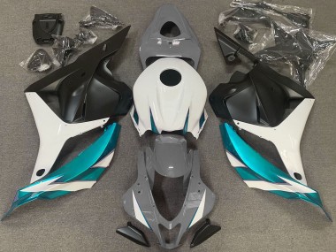 09-12 Grigio Lucido Bianco & Azzurro CBR600RR Carena Moto