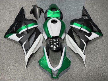 09-12 Nero Opaco & Stella Verde CBR600RR Carena Moto