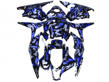 09-12 Neve Blu Scuro Camo CBR600RR Carena Moto