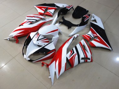 09-12 Rosso Bianco Zagg ZX6R Carena Moto
