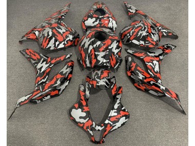 09-12 Rosso Grigio Camo CBR600RR Carena Moto