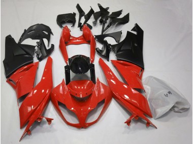 09-12 Rosso Lucido & Nero ZX6R Carena Moto