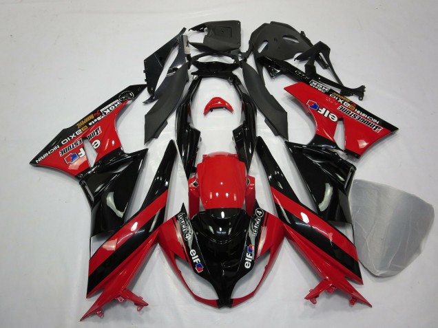 09-12 Rosso Nero ZX6R Carena Moto 09-12 Rosso Nero ZX6R Carena Moto