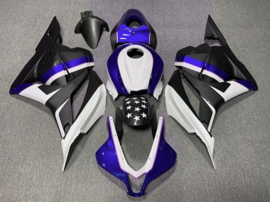 09-12 Stella Nera Opaca & Blu Scuro CBR600RR Carena Moto