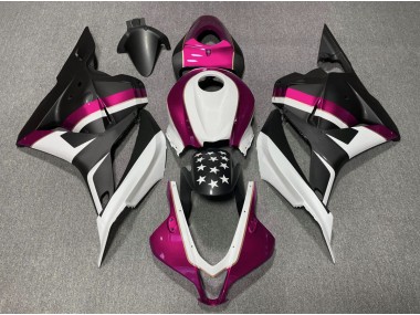 09-12 Stella Nera Opaca & Rosa CBR600RR Carena Moto