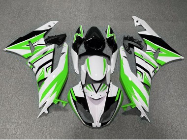 09-12 Verde Bianco & Nero Zag ZX6R Carena Moto