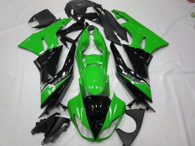 09-12 Verde Nero ZX6R Carena Moto 09-12 Verde Nero ZX6R Carena Moto