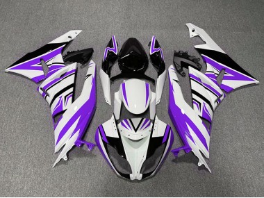 09-12 Viola Bianco & Nero Zag ZX6R Carena Moto