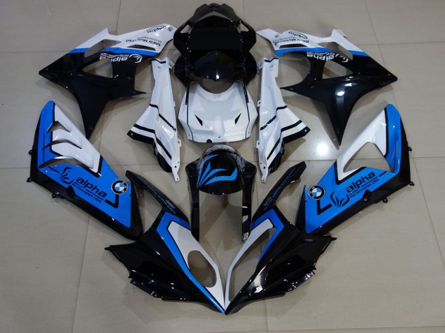 09-14 Alien Blu & Bianco S1000RR Carena Moto 09-14 Alien Blu & Bianco S1000RR Carena Moto