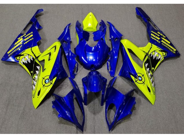 09-14 Alien Blu & Bianco S1000RR Carena Moto 09-14 Alien Blu & Bianco S1000RR Carena Moto