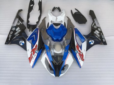 09-14 Alien Blu & Bianco S1000RR Carena Moto