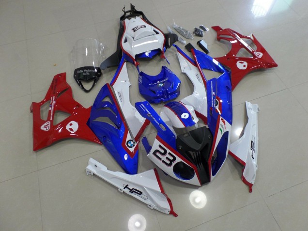 09-14 Alieno Blu & Bianco S1000RR Carena Moto 09-14 Alieno Blu & Bianco S1000RR Carena Moto