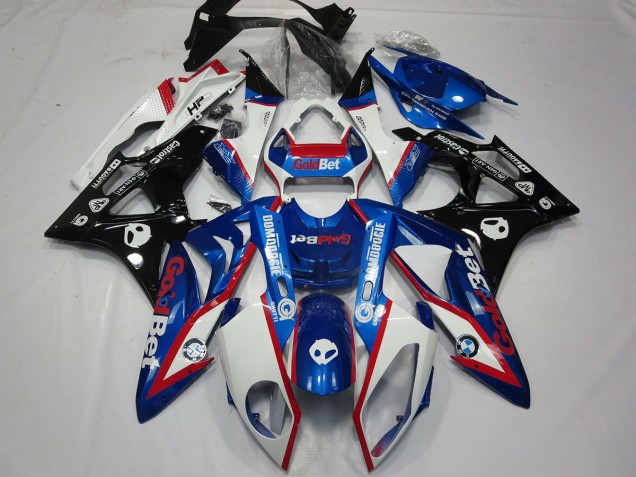 09-14 Alieno Blu & Bianco S1000RR Carena Moto 09-14 Alieno Blu & Bianco S1000RR Carena Moto