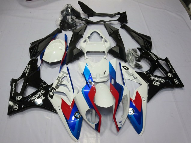 09-14 Alieno Blu & Bianco S1000RR Carena Moto 09-14 Alieno Blu & Bianco S1000RR Carena Moto