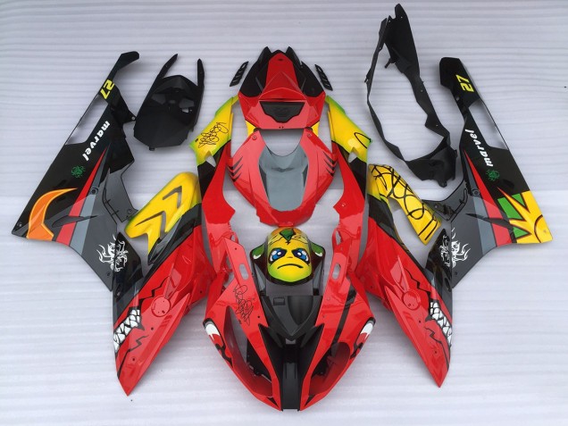 09-14 Alieno Blu & Bianco S1000RR Carena Moto 09-14 Alieno Blu & Bianco S1000RR Carena Moto