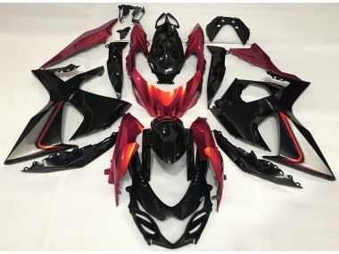 09-16 Arancione Bruciato & Nero GSXR 1000 Carena Moto