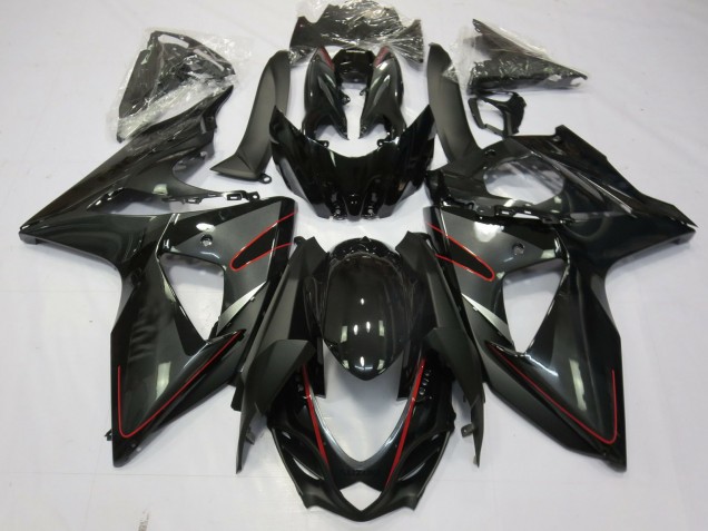 09-16 Argento Nero & Rosso GSXR 1000 Carena Moto