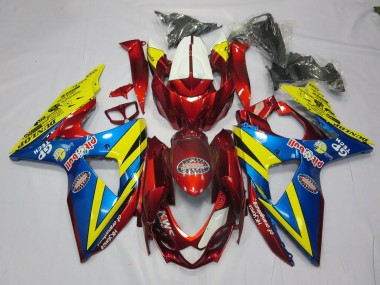 09-16 Giallo Rosso & Blu GSXR 1000 Carena Moto