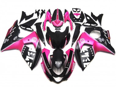09-16 Loghi Personalizzati Rosa Opaco GSXR 1000 Carena Moto