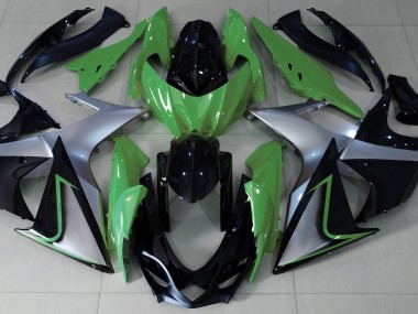 09-16 Verde Argento & Nero GSXR 1000 Carena Moto