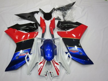 11-12 Striscia Dorata Tricolore CBR600F Carena Moto