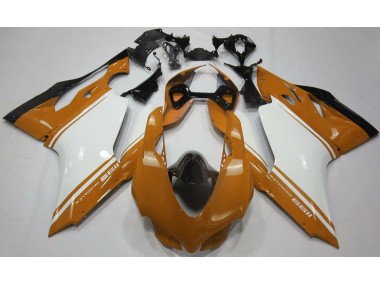 11-14 Arancio Lucido Bianco & Nero Ducati 1199 Carena Moto