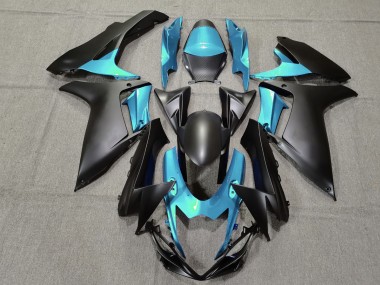 11-24 Azzurro & Nero Opaco GSXR 600-750 Carena Moto