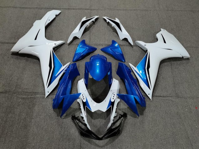 11-24 Blu & Bianco GSXR 600-750 Carena Moto 11-24 Blu & Bianco GSXR 600-750 Carena Moto