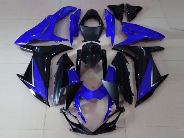 11-24 Blu Lucido & Nero GSXR 600-750 Carena Moto 11-24 Blu Lucido & Nero GSXR 600-750 Carena Moto
