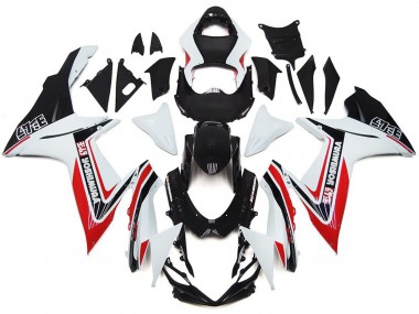 11-24 Kit Stile Personalizzato Rosso GSXR 600-750 Carena Moto