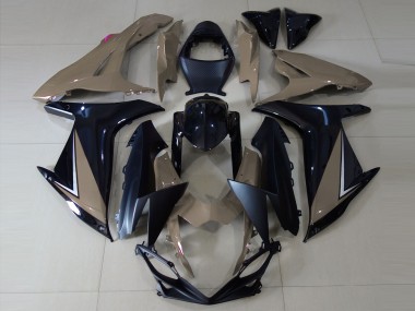 11-24 Marrone Lucido & Nero GSXR 600-750 Carena Moto