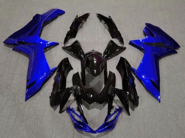 11-24 Nero Lucido & Blu Acqua GSXR 600-750 Carena Moto
