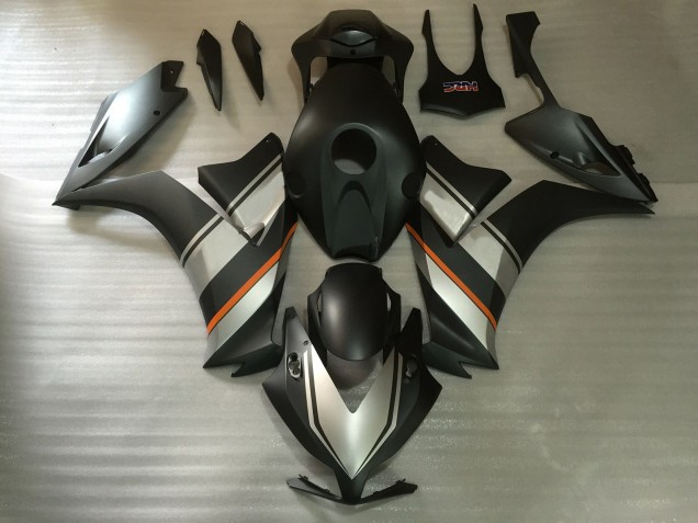 12-16 Argento Opaco & Nero CBR1000RR Carena Moto 12-16 Argento Opaco & Nero CBR1000RR Carena Moto