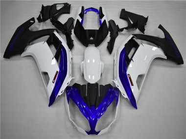 12-16 Blu & Bianco Ninja 650R Carena Moto