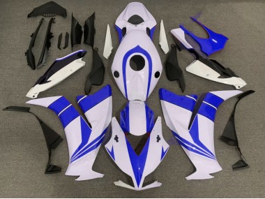 12-16 Blu Lucido & Bianco CBR1000RR Carena Moto