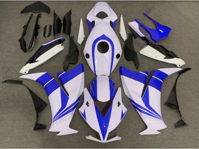 12-16 Blu Lucido & Bianco CBR1000RR Carena Moto 12-16 Blu Lucido & Bianco CBR1000RR Carena Moto