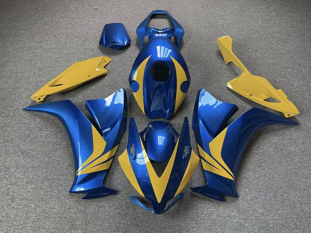 12-16 Blu Lucido & Giallo CBR1000RR Carena Moto 12-16 Blu Lucido & Giallo CBR1000RR Carena Moto