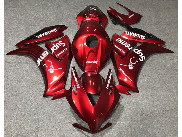 12-16 Rosso Intenso Personalizzato CBR1000RR Carena Moto 12-16 Rosso Intenso Personalizzato CBR1000RR Carena Moto
