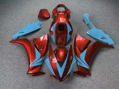 12-16 Rosso Lucido & Azzurro CBR1000RR Carena Moto