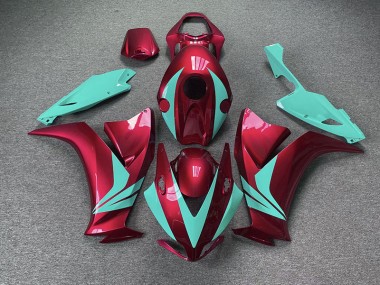 12-16 Rosso Lucido & Verde Acqua CBR1000RR Carena Moto