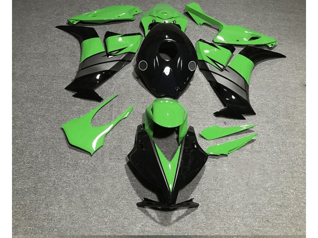 12-16 Verde Lucido Nero & Grigio CBR1000RR Carena Moto 12-16 Verde Lucido Nero & Grigio CBR1000RR Carena Moto