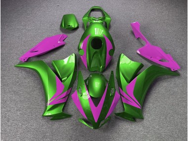 12-16 Verde Lucido & Rosa CBR1000RR Carena Moto